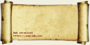 Jana Kuzmanović vizit kartica